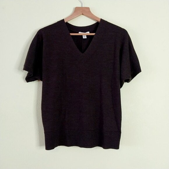 Coldwater Creek Wool Blend Sweater Women Size XS Brown Fall Preppy Career Casual - Picture 4 of 9